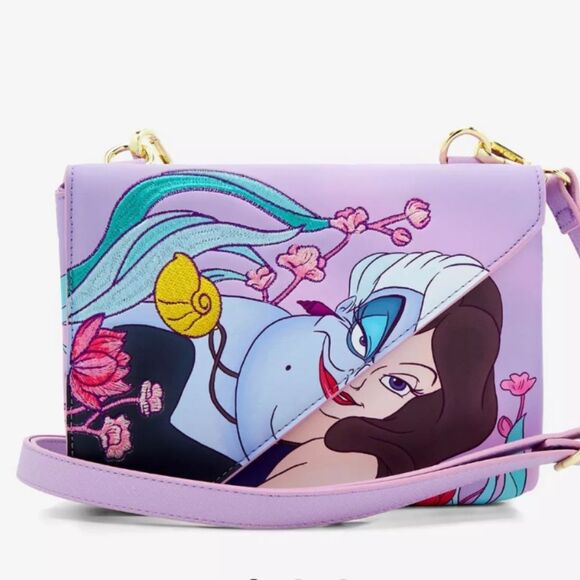 Loungefly Disney The Little Mermaid /Ursula and Vanessa Crossbody Bag NWT - Picture 16 of 16